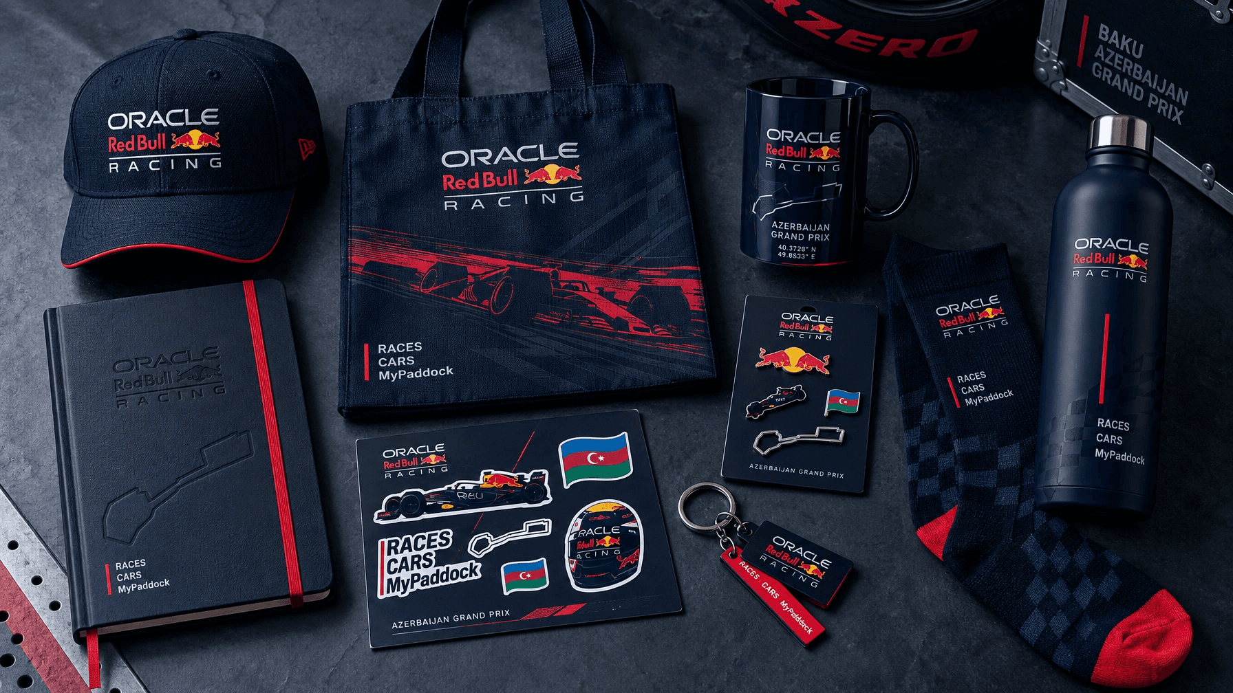 RedBull Racing Oracle merch collection