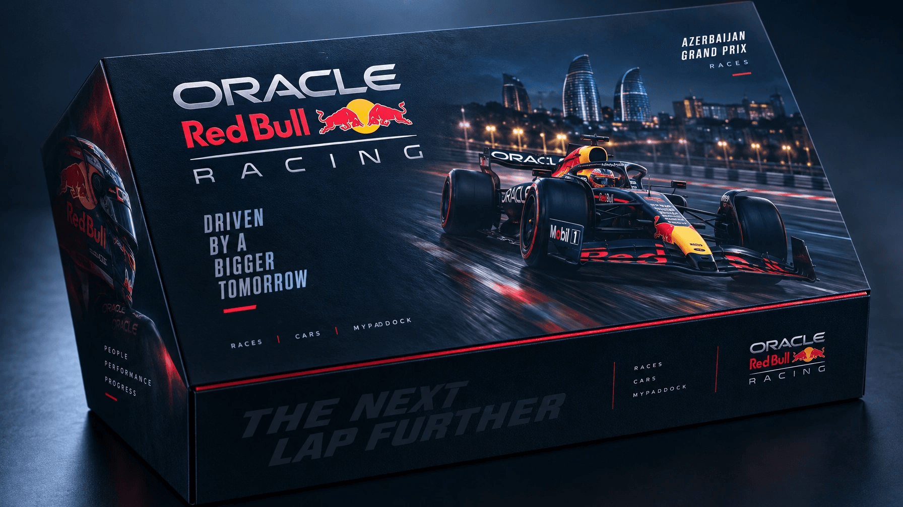 RedBull Racing Oracle packaging box