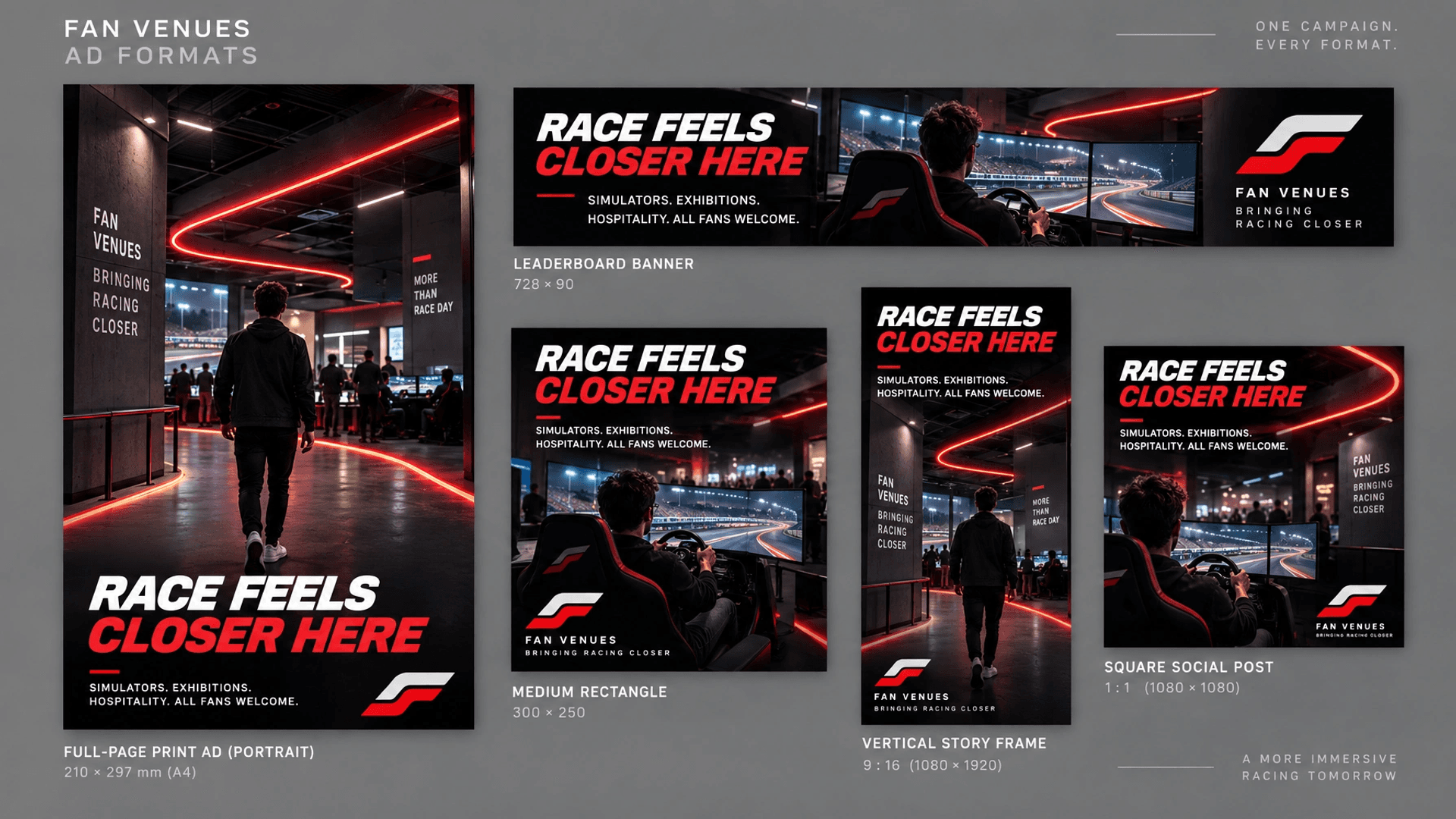 Fan Venues ad formats