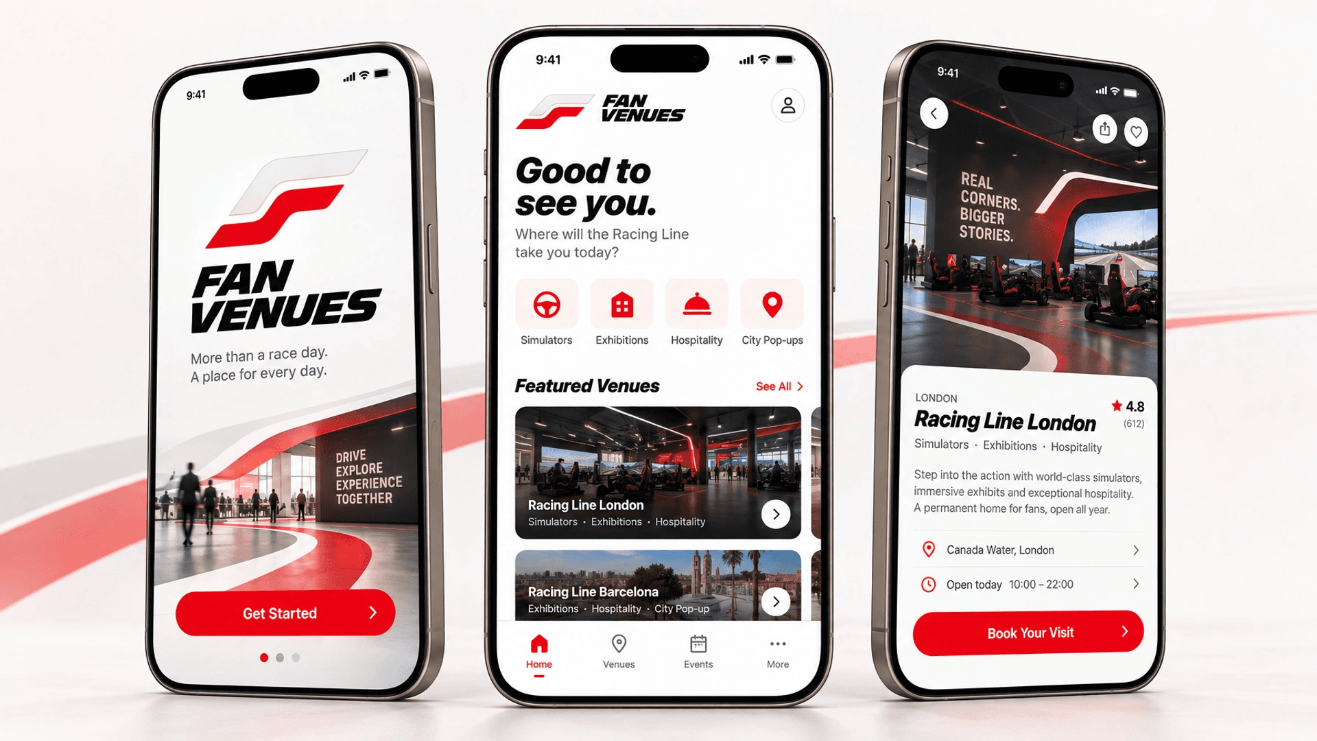 Fan Venues digital app