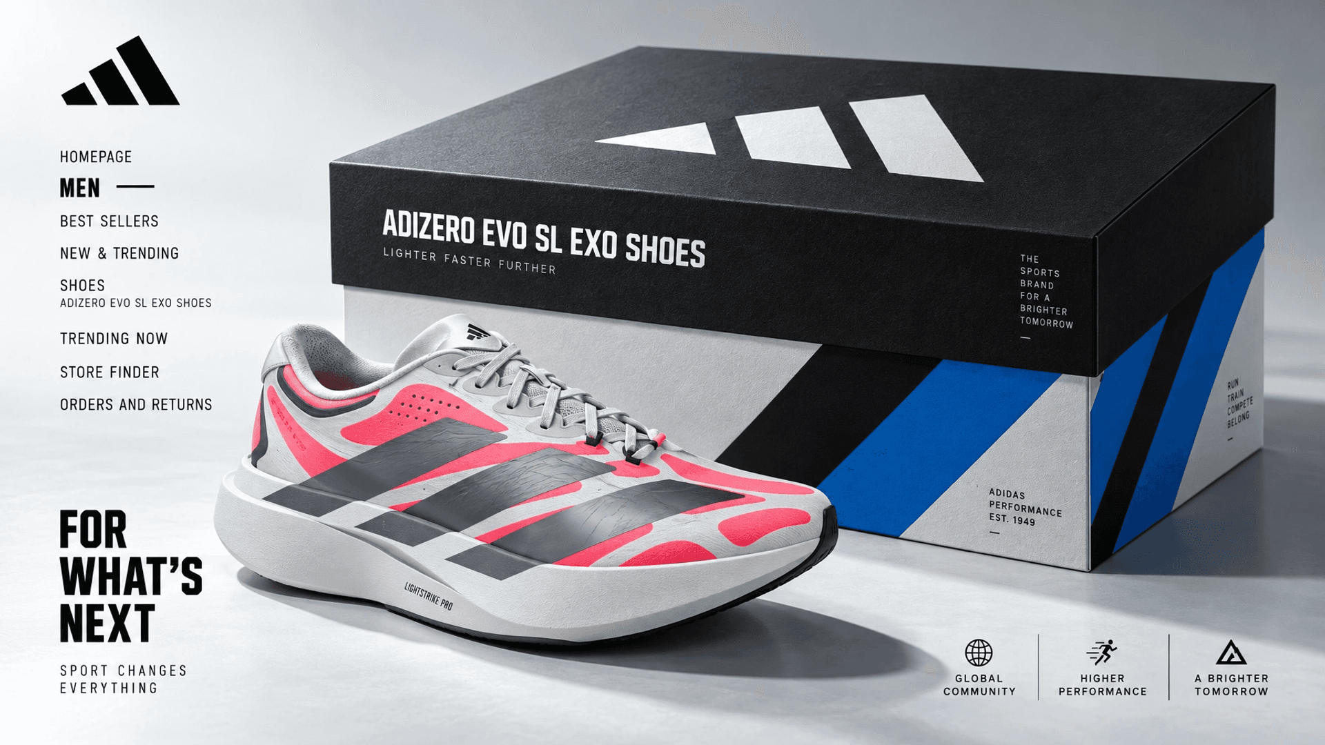 Adidas packaging box