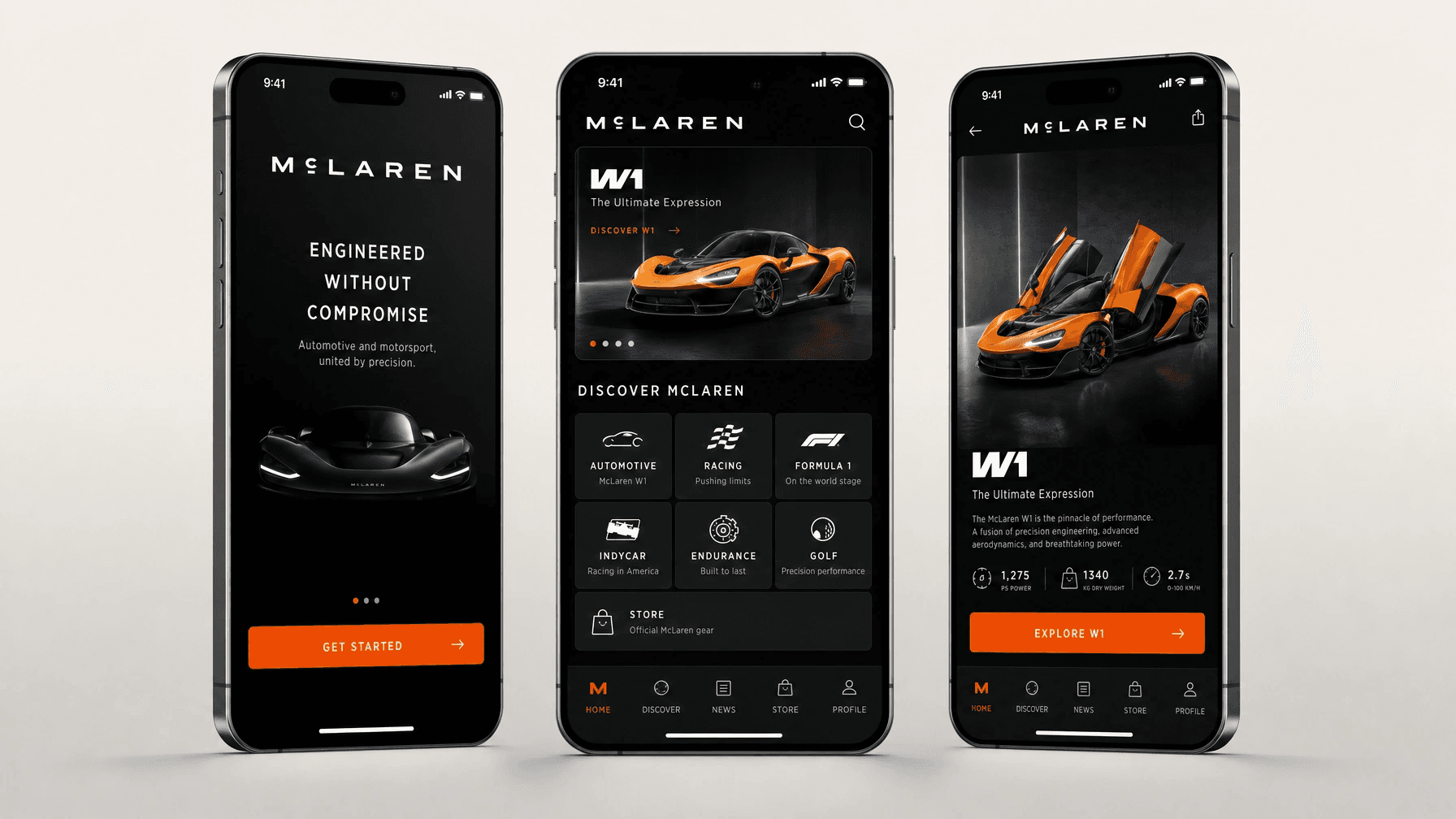 McLaren digital app