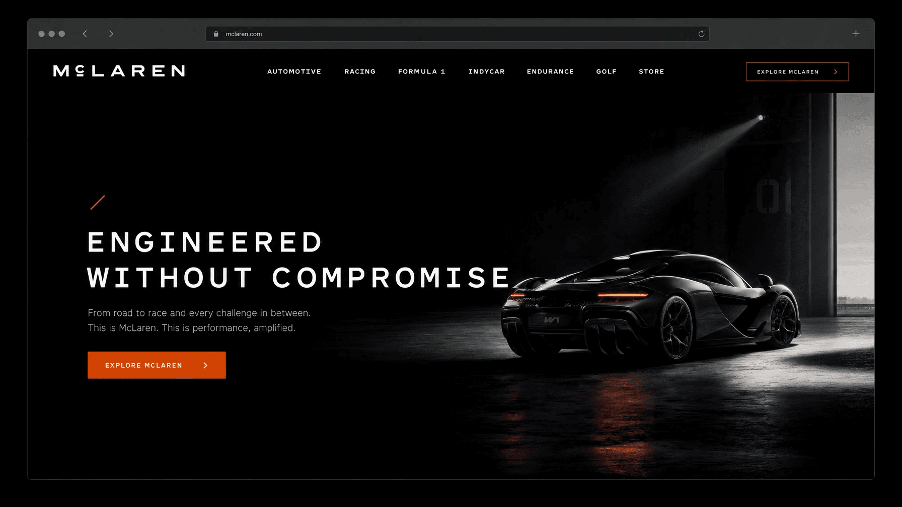 McLaren digital web