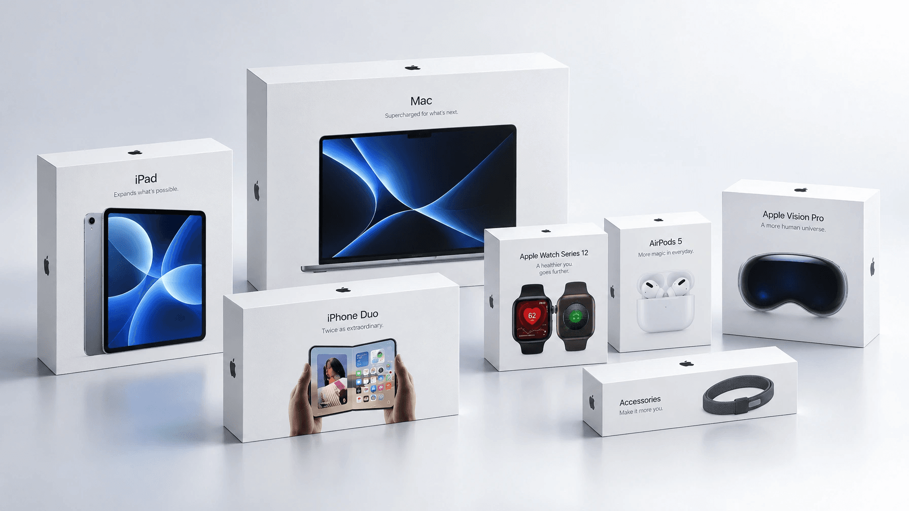 Apple packaging box