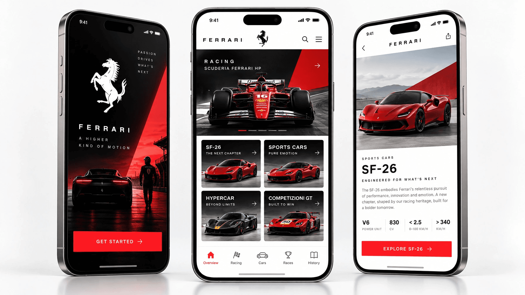 Ferrari digital app