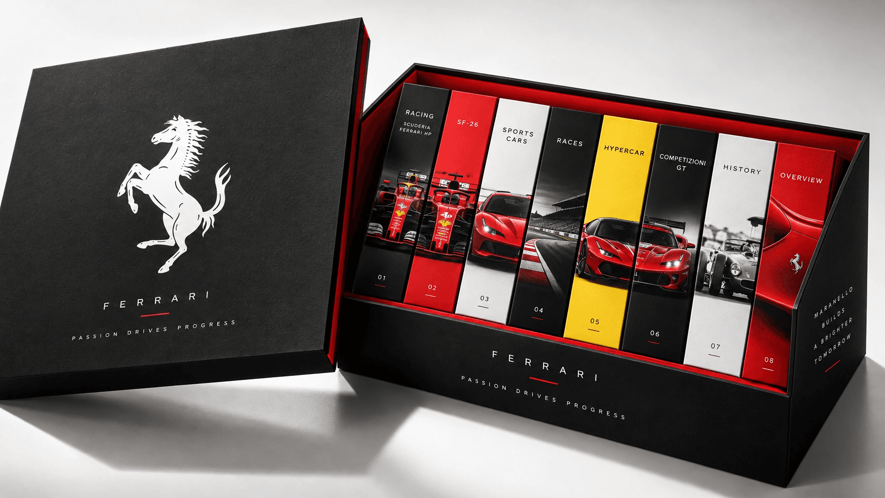 Ferrari packaging box