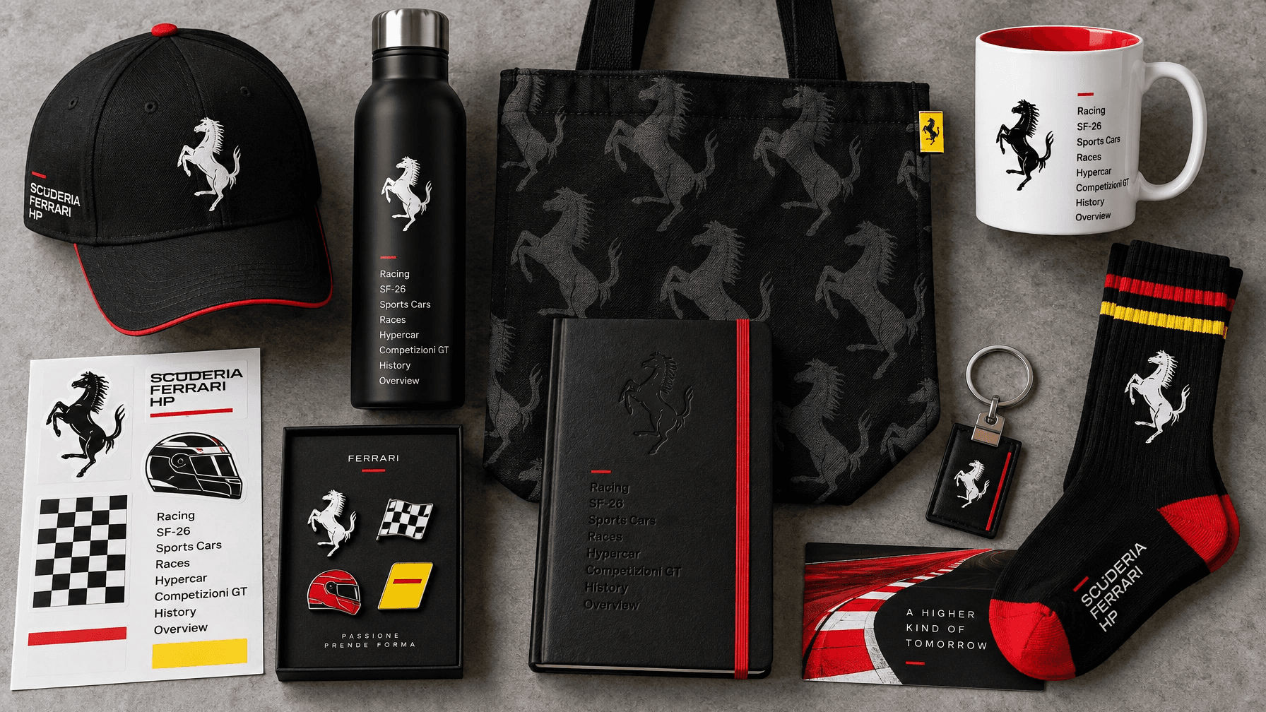 Ferrari merch collection