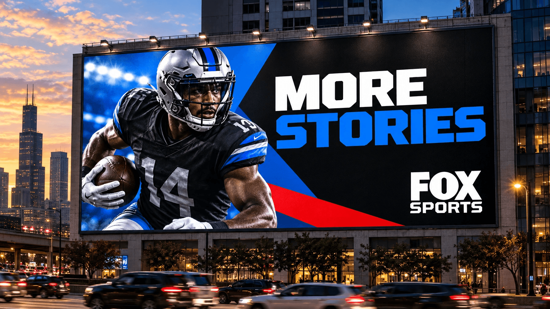 Fox Sports advertising billboard