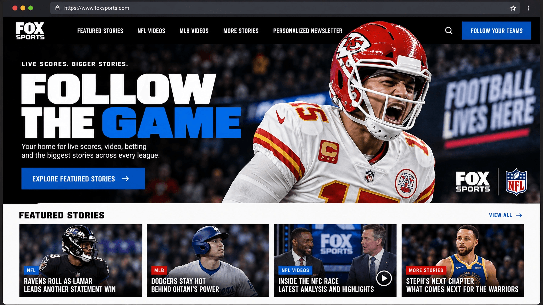 Fox Sports digital web