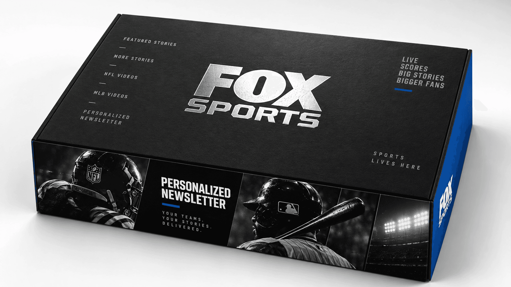 Fox Sports packaging box
