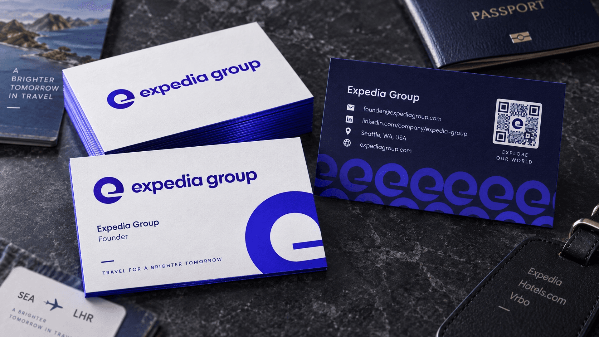 Expedia Group print business card