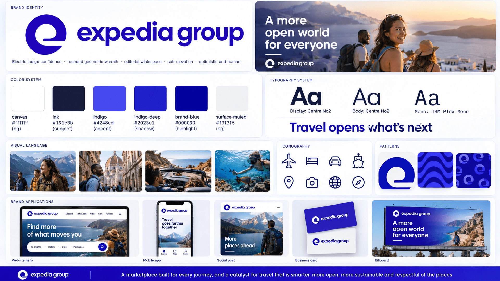 Expedia Group print guidelines sheet