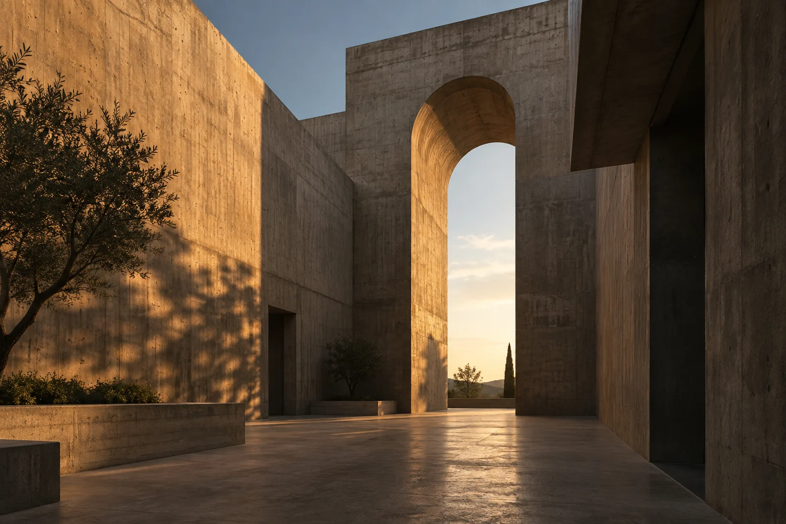 Immersive composition of the same architecture brand